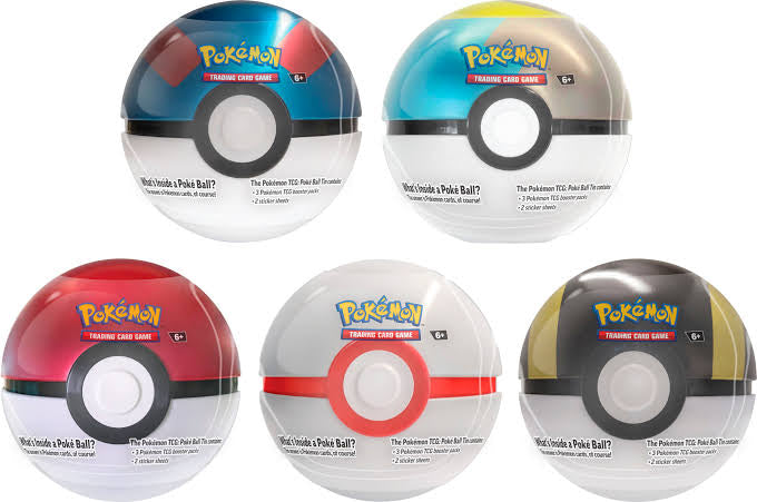 .Geekienda - Pokemon TCG: 1 (una) Poke Ball Tin Best of 2021 en Español diseño de pokeball aleatorio