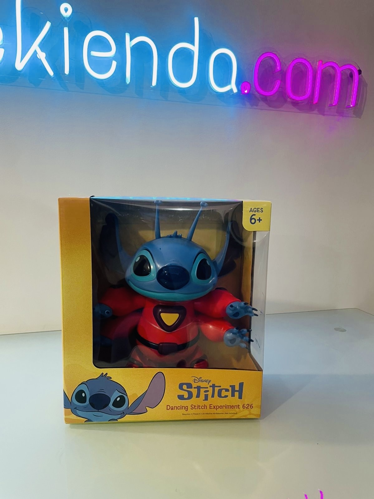 .Geekienda - figura de stitch experimento 626 con movimiento - Disney programas infantiles