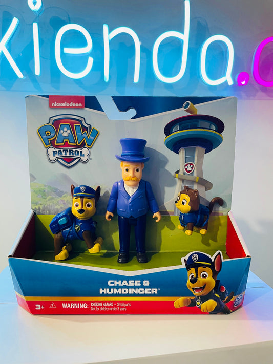 .Geekienda - figuras de accion CHASE  AND HUMDINGER - programas infantiles Paw patrol
