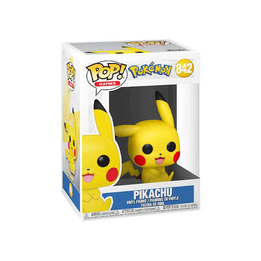 .Geekienda - Funko Pop games 842 Pikachu sentado  - Pokémon