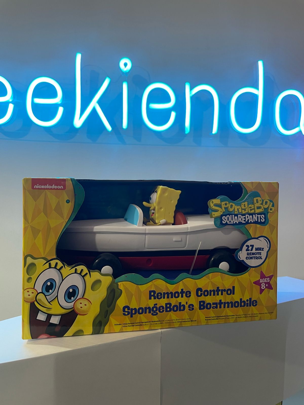 .Geekienda - carro de bob sponja a control remoto -nickelodeon programas infantiles