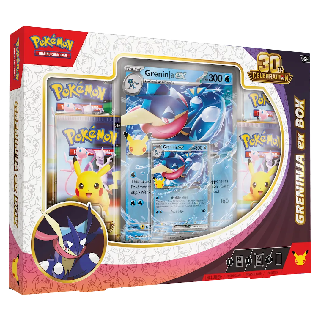 .Geekienda - cartas coleccionables Pokémon TCG: 30TH Celebration (Sylveon EX O Greninja EX SE ENVÍA Aleatorio) (en inglés)