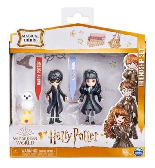 .Geekienda - Wizarding World: Harry Potter Mini Pack Figuras Magicas - Harry potter y cho chang