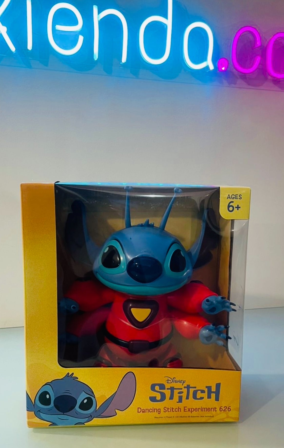 .Geekienda - figura de stitch experimento 626 con movimiento - Disney programas infantiles