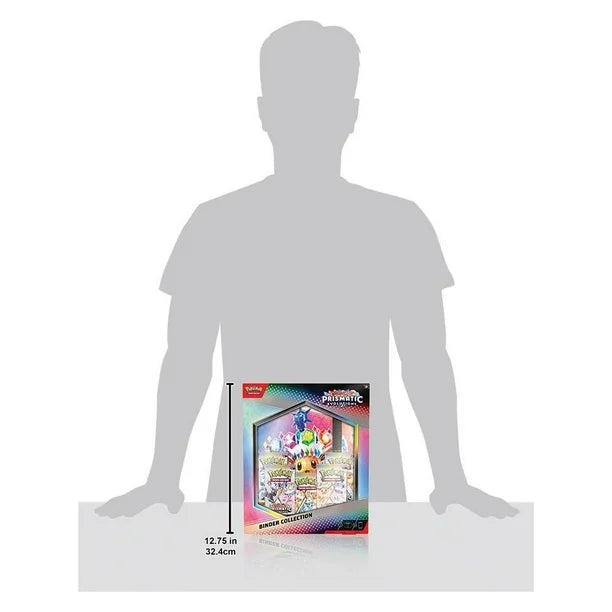 .Geekienda - cartas coleccionables pokémon TCG binder collection álbum de colección prismatic evolutions scarlet and violet en inglés - anime