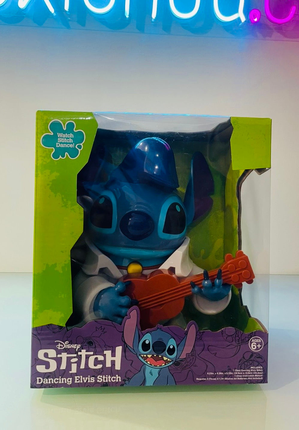 .Geekienda - figura de stitch Elvis baila con movimiento - Disney programas infantiles